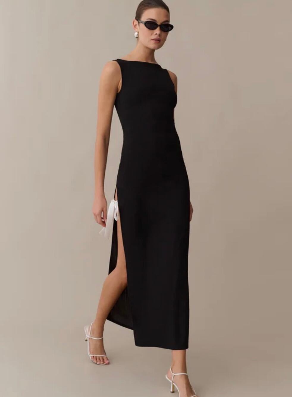 New few Moda O.P.T Esmeralda black dress sz XL